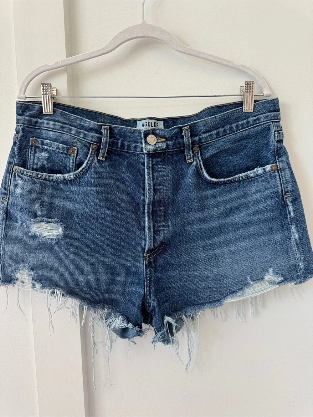 Agolde Blue denim Shorts Size 30